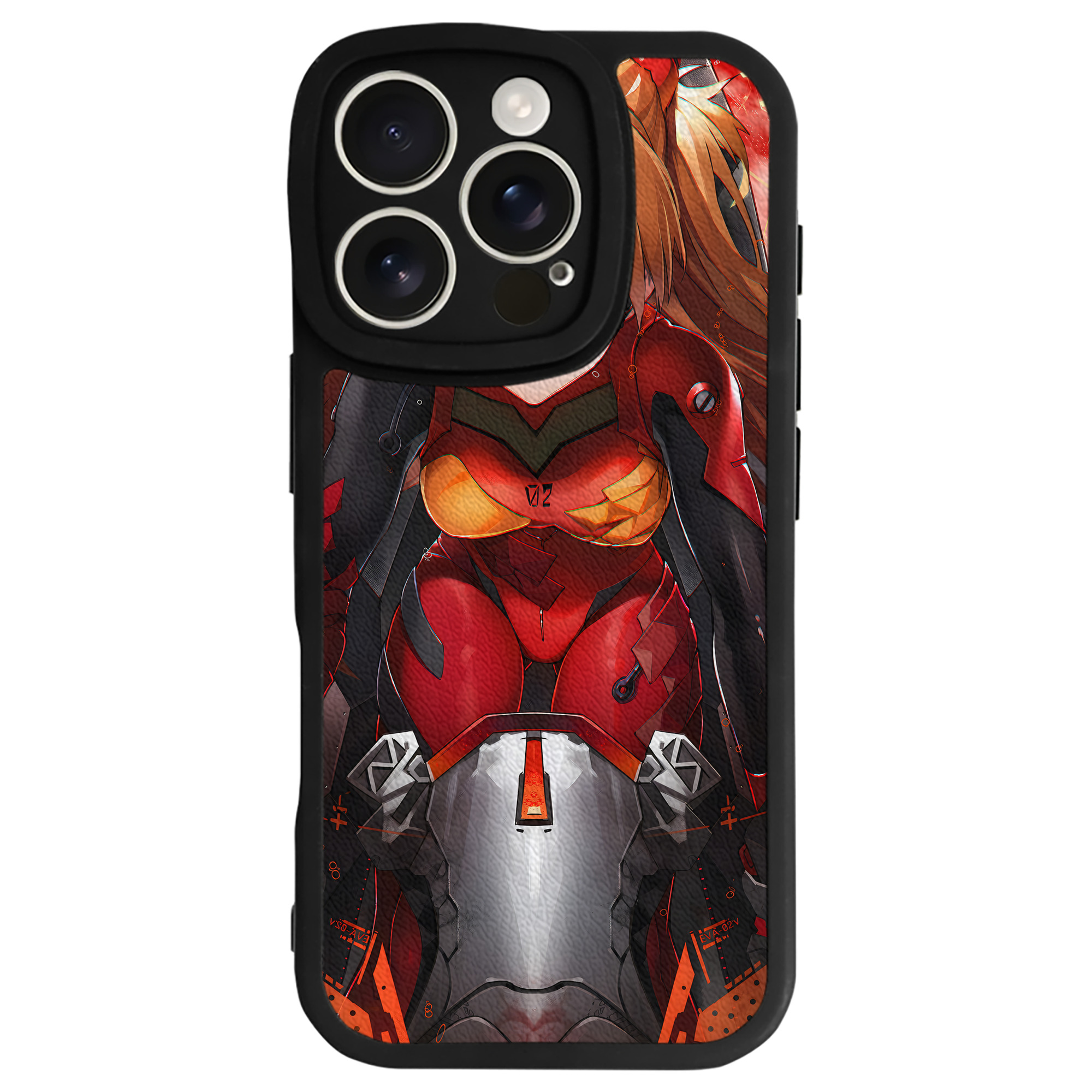 （画像用） EVA 新世紀エヴァンゲリオン 【iPhone 16シリーズ対応】シリコンスマホケース（レザー調） 材質：シリコン